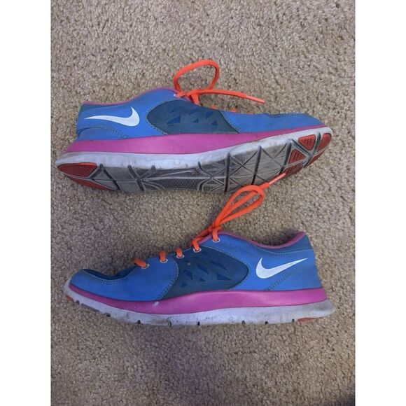 Nike Training Flex TR2 Women's Athletic Running Shoes Pink / Lavender Size 8 - Picture 6 of 8